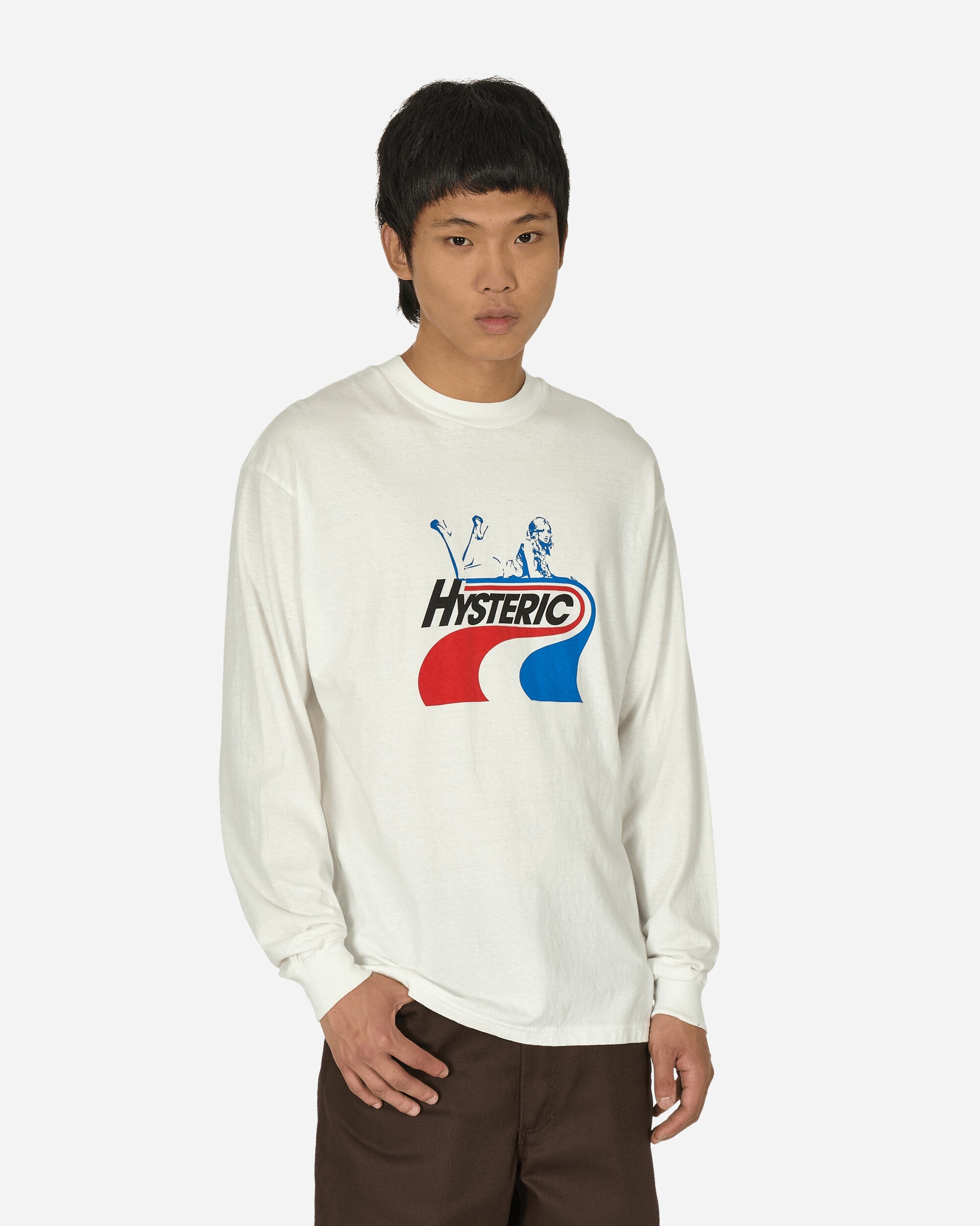 Hysteric Way Longsleeve T-Shirt Dirty White - 1