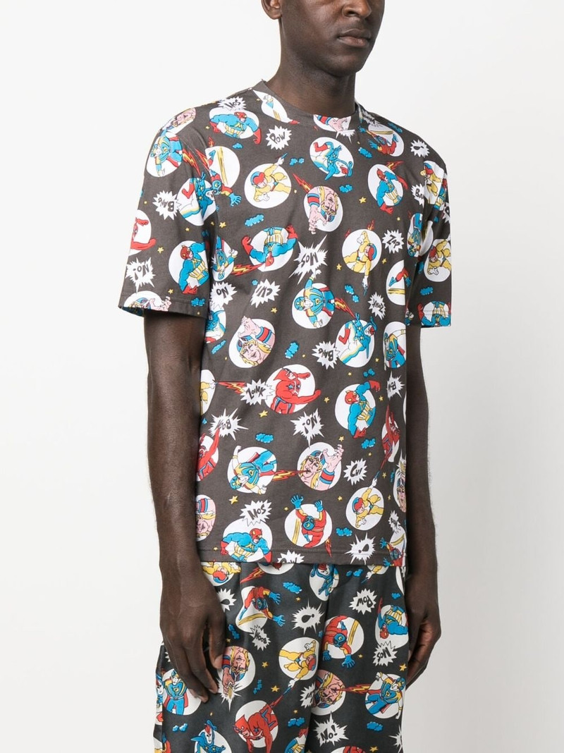 illustration-print cotton T-shirt 3