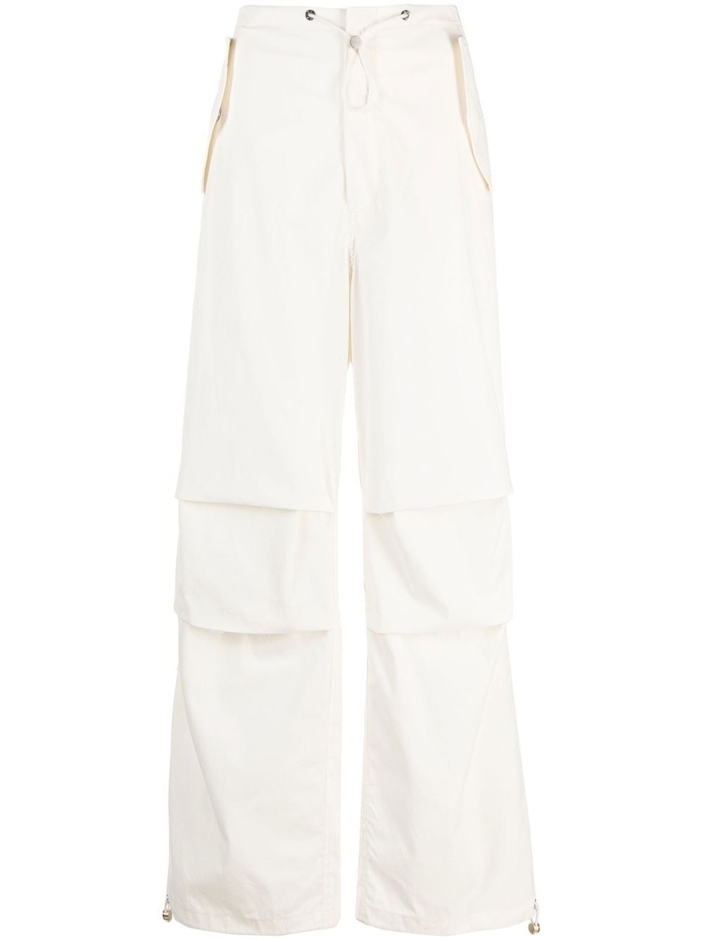 drawstring parachute trousers - 1