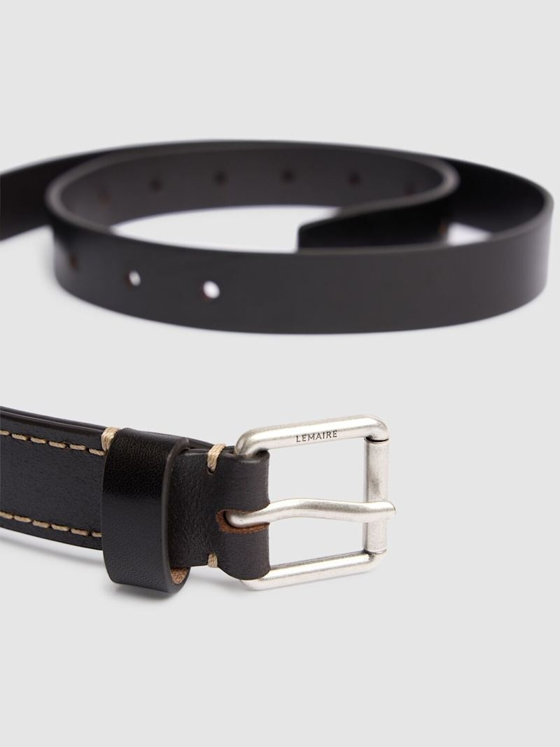 Lemaire 25mm Reversible leather belt outlook