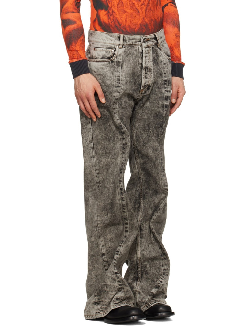 SSENSE Exclusive Black & Gray Jeans 2