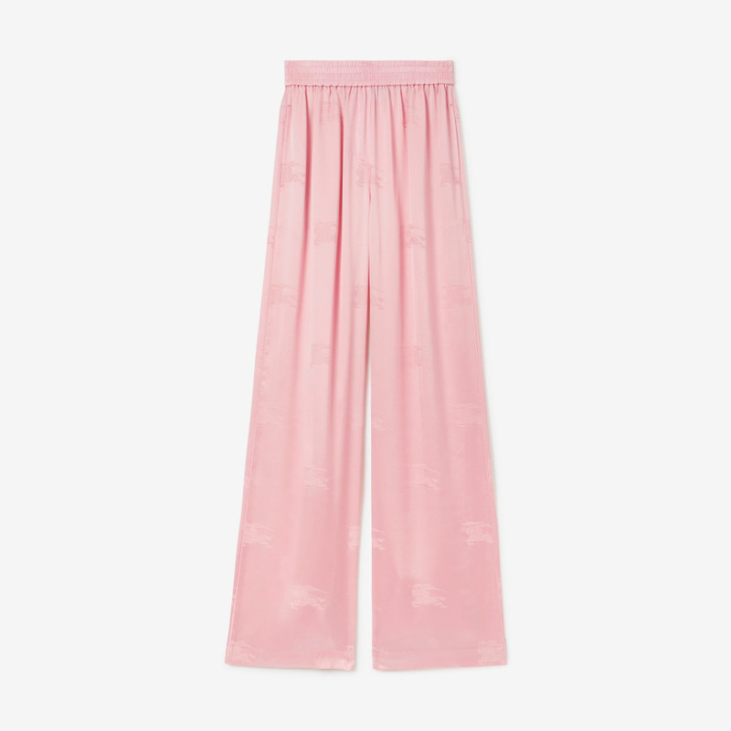 EKD Silk Jacquard Wide-leg Trousers - 1