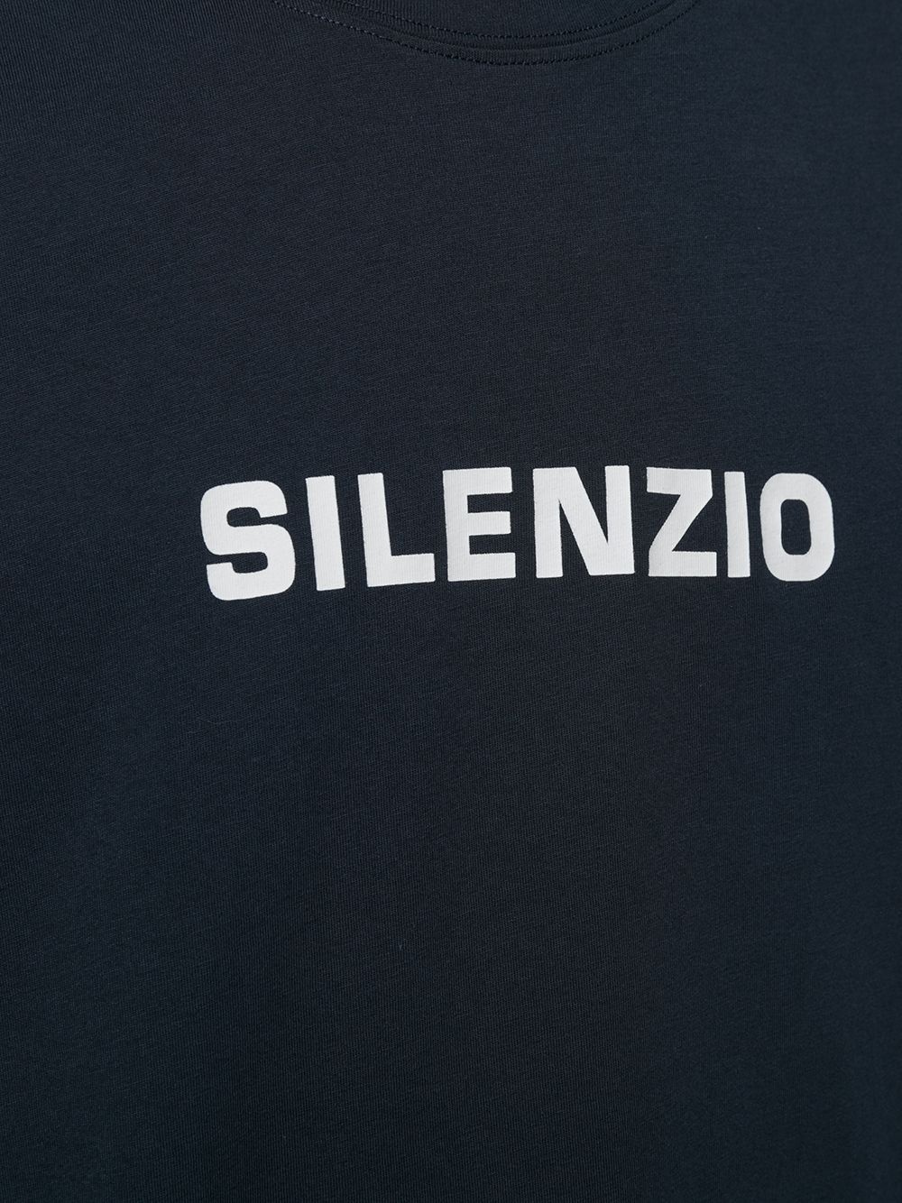 Silenzio print relaxed-fit T-shirt - 5