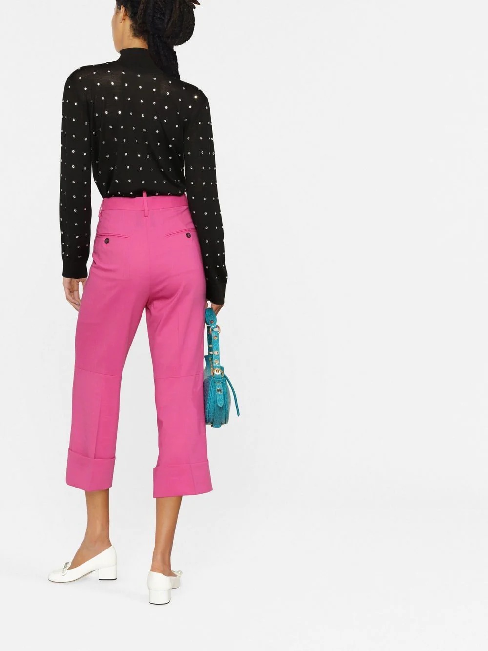 cropped tailored trousers - 3