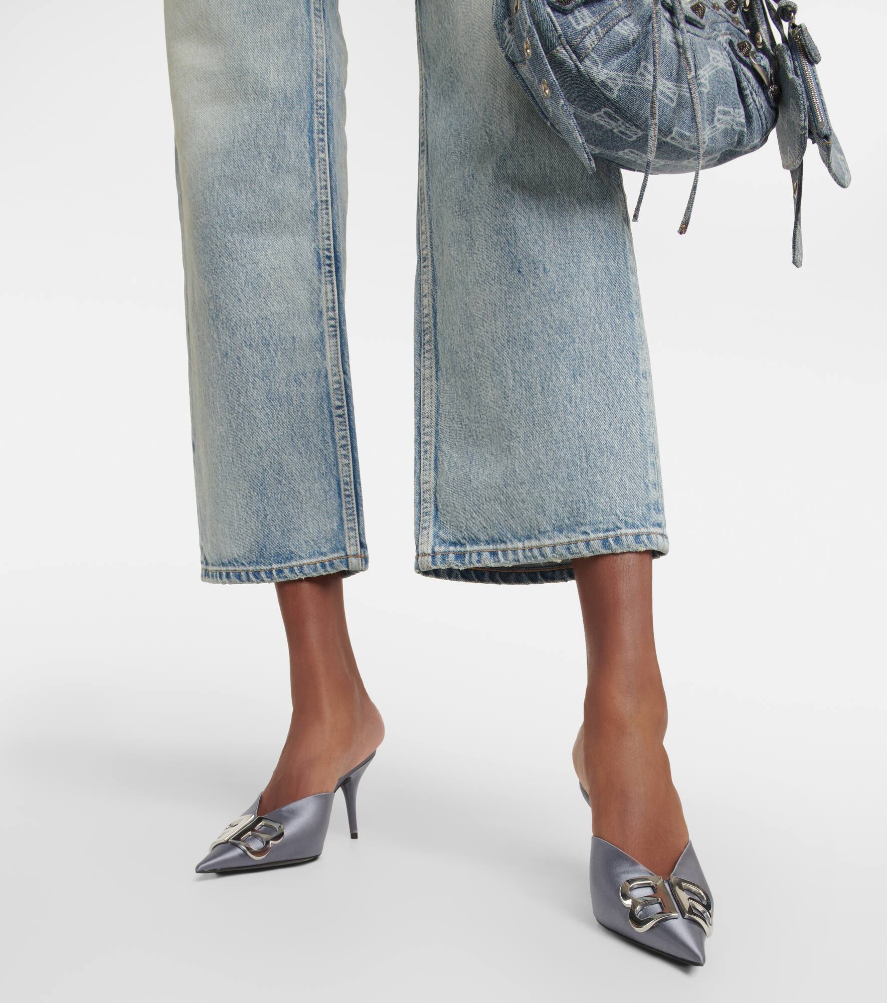 BB satin mules - 4