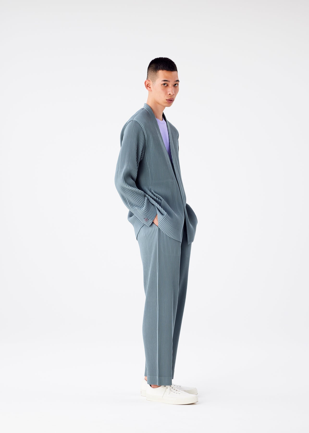 TAILORED PLEATS 2 JACKET - 5