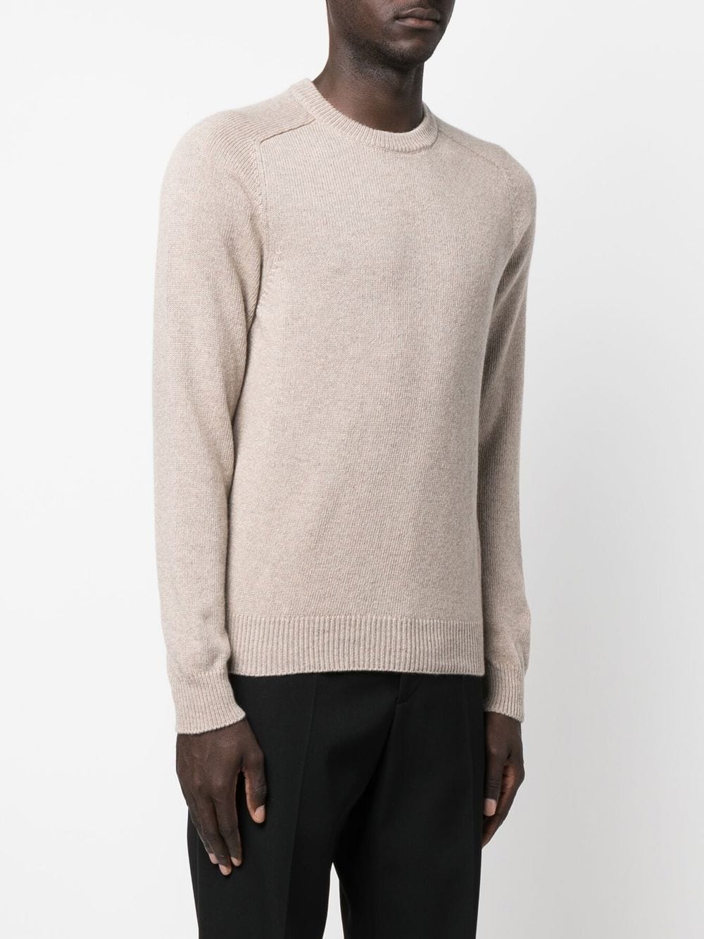 rib-knit cashmere sweater - 3