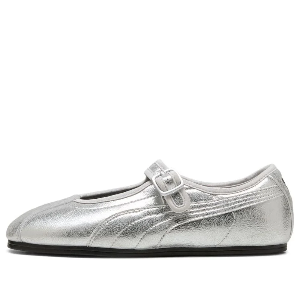 (WMNS) PUMA Tacklette Metallic Mary Jane 'Silver' 409061-01 - 1