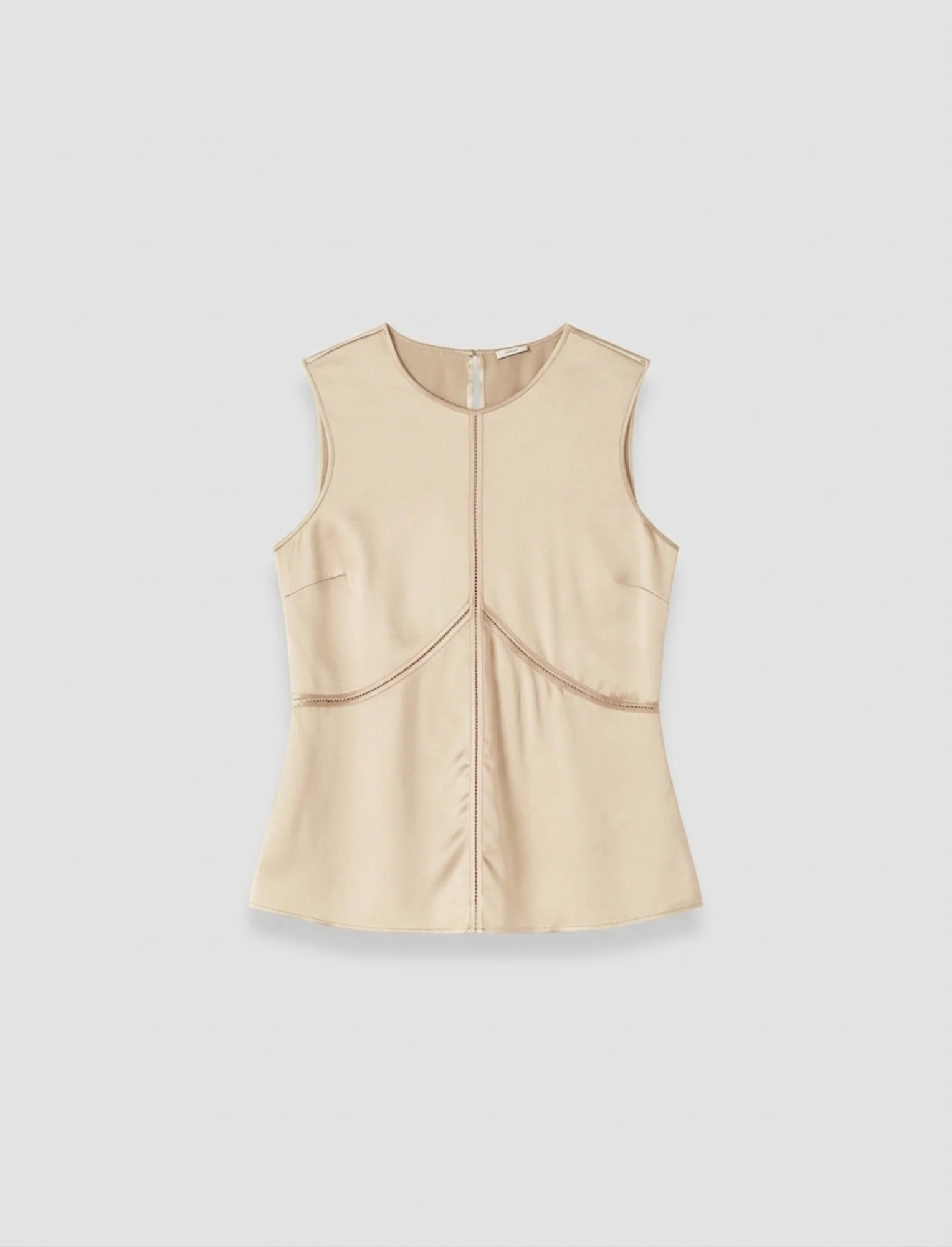 Hebe Silk Satin Top - 1