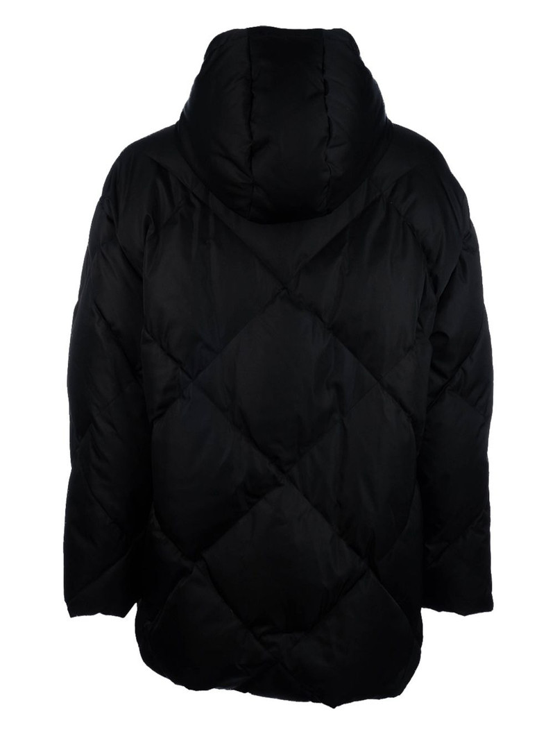 Prada hooded coat outlook