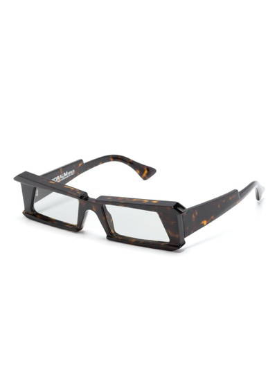 Kuboraum X21 rectangle-frame sunglasses outlook