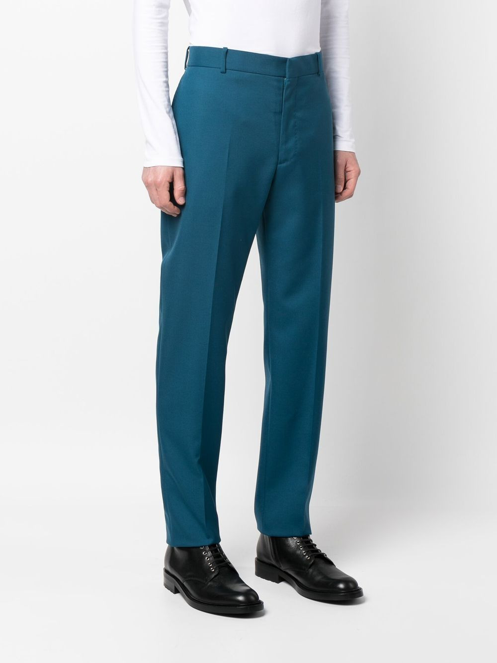 tailored tapered-leg trousers - 3