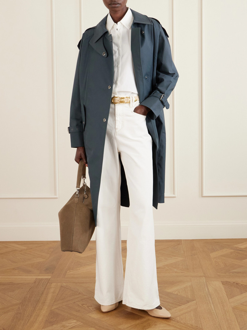 TWP Cotton-blend Canvas Trench Coat outlook