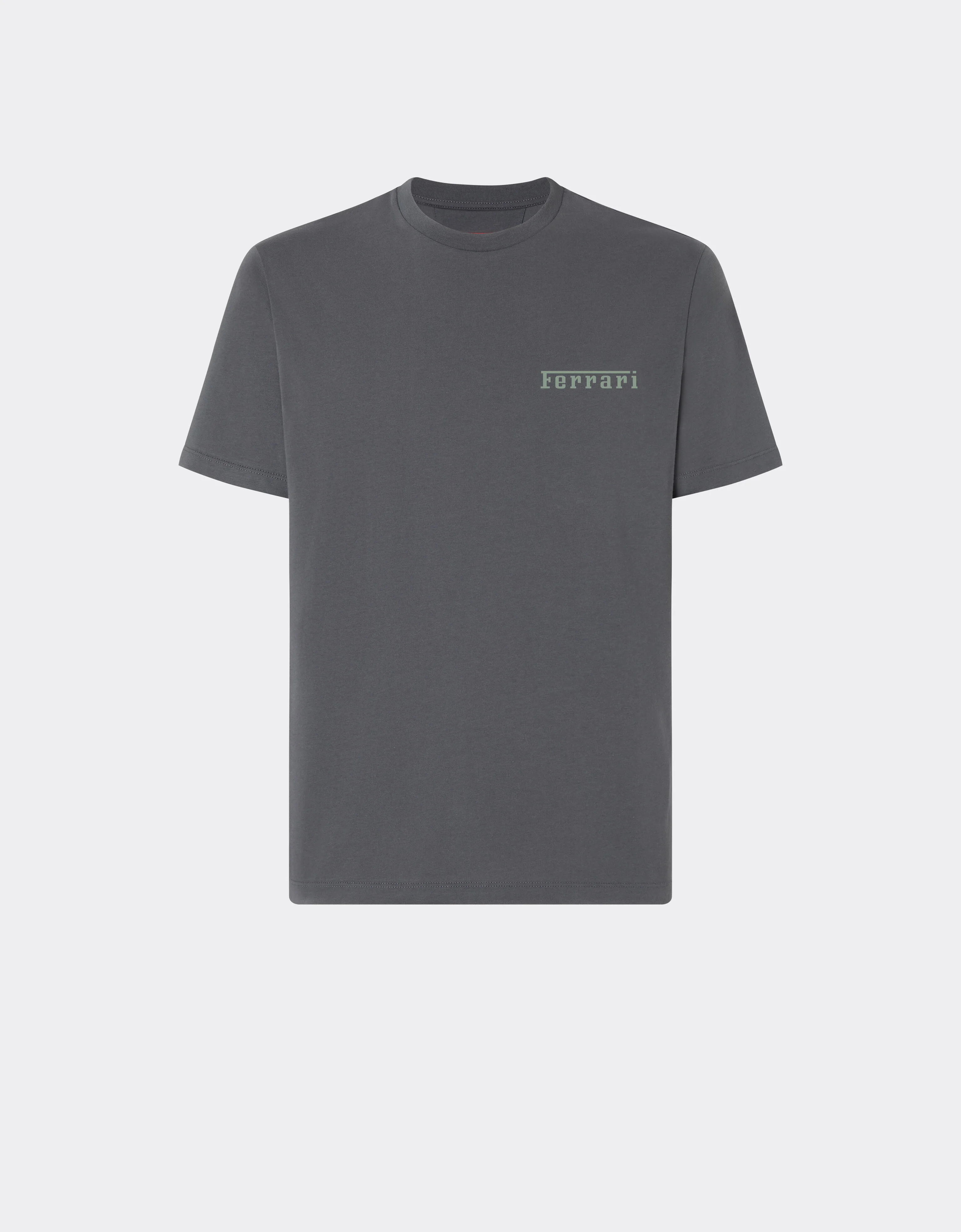 Cotton T-shirt with Ferrari logo - 1