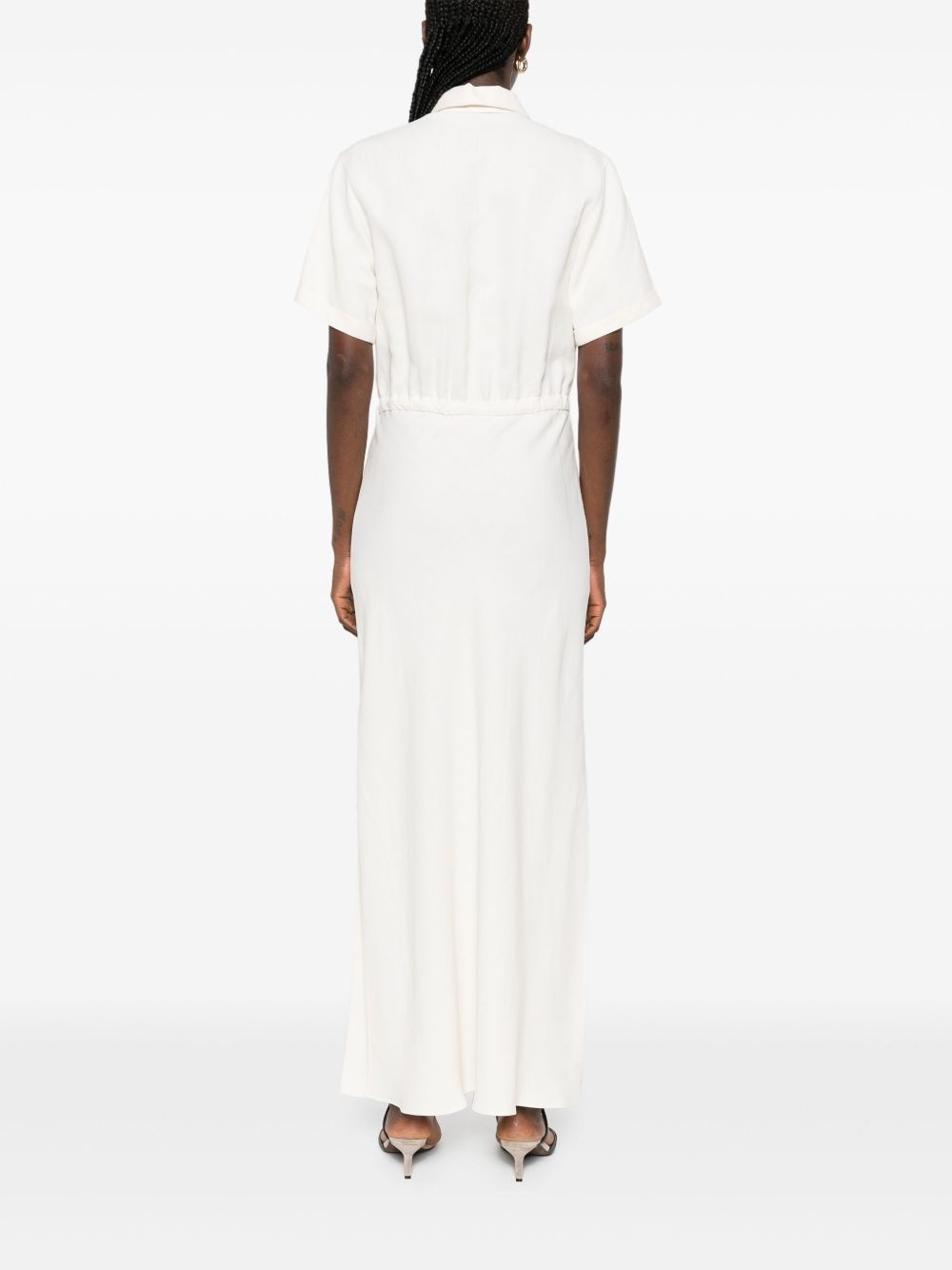short-sleeves maxi dress - 4