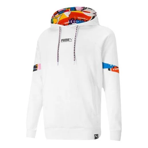 PUMA International Hoodie 'White Black Red' 531330-02 - 1