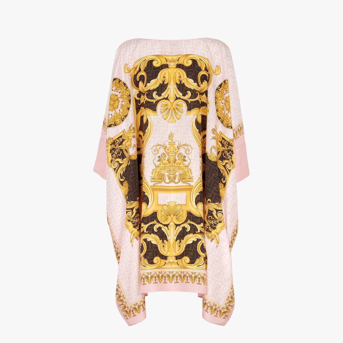 Fendace multicolor silk kaftan - 2