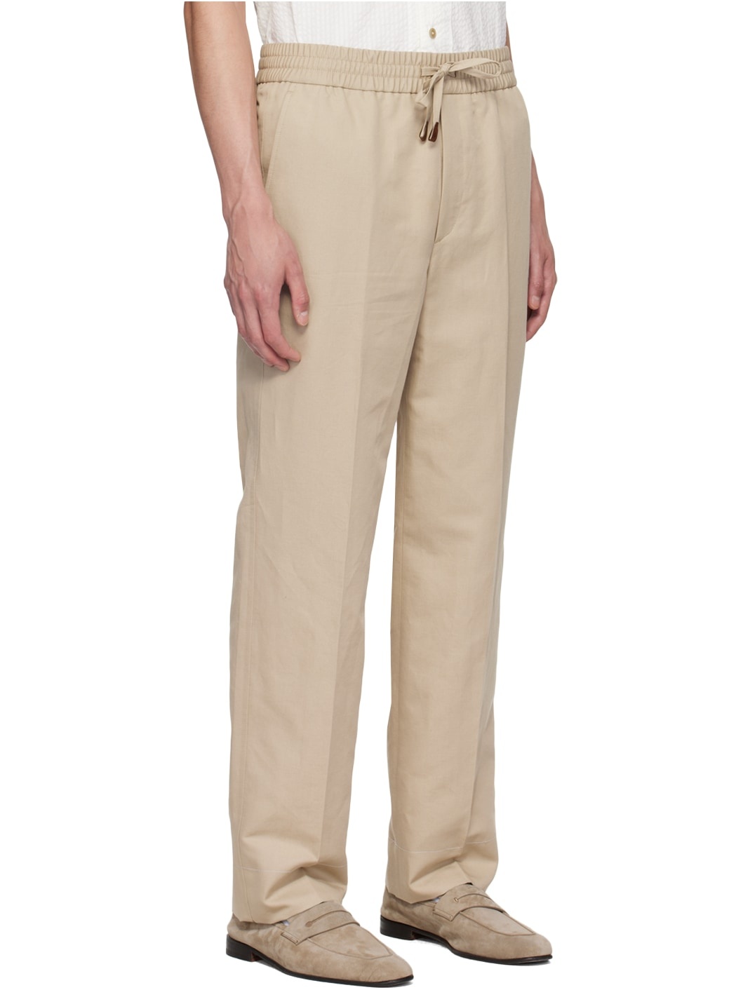 Taupe Asolo Trousers - 2