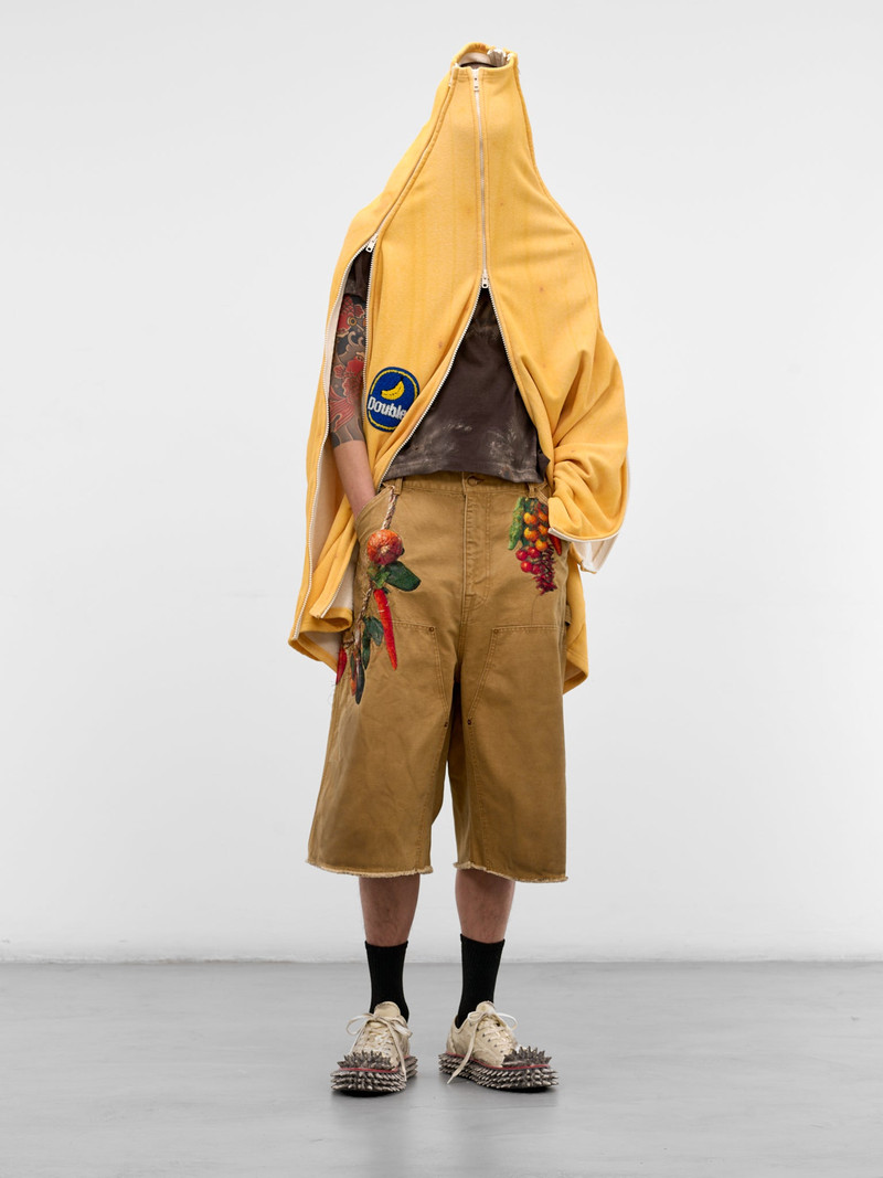 doublet Brown Faded Dirty Luxury Tee outlook