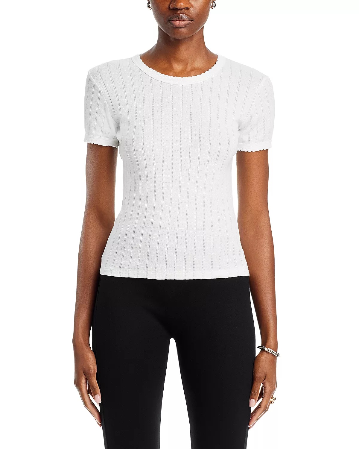 Pointelle Tee - 6