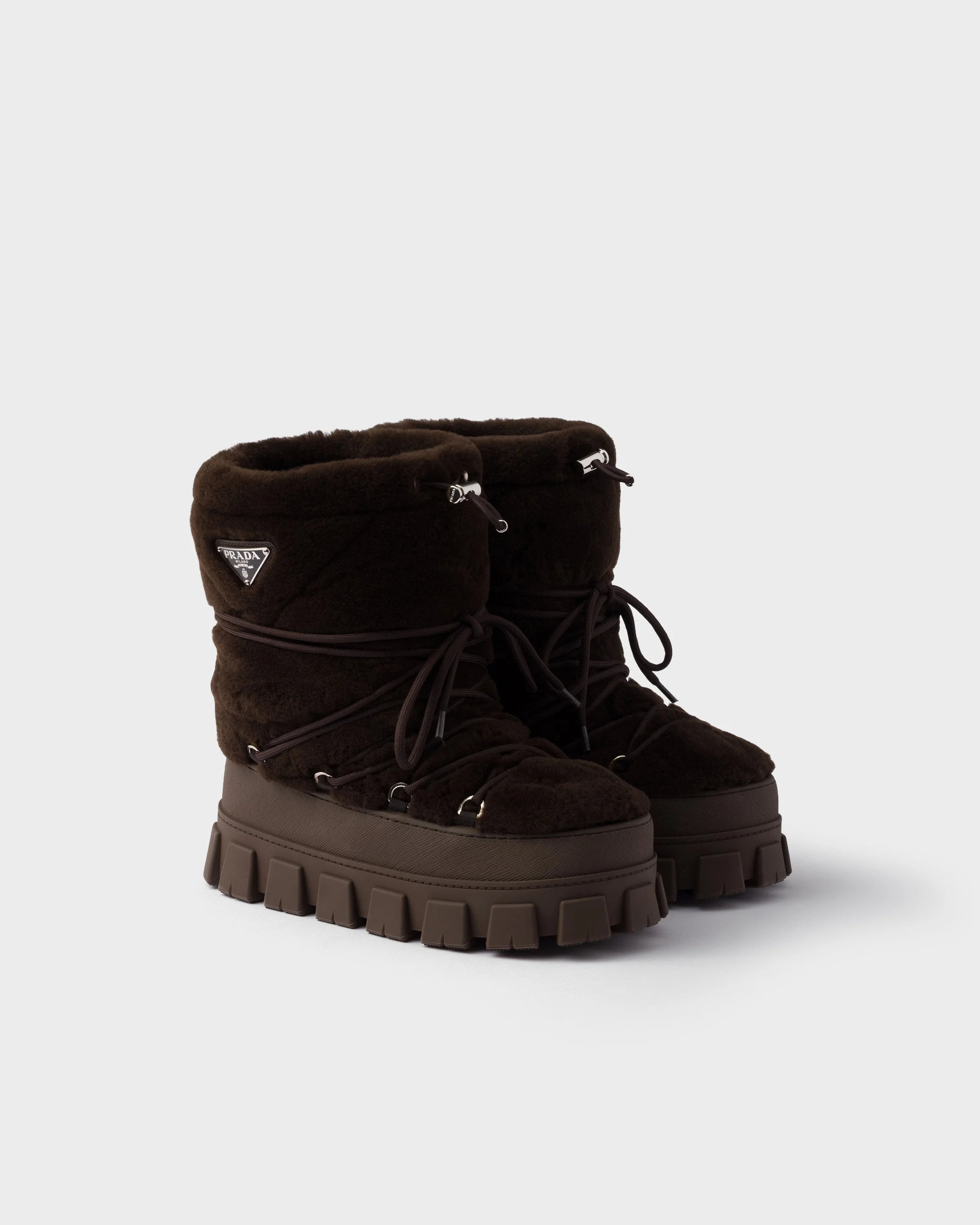 Shearling après ski booties - 1
