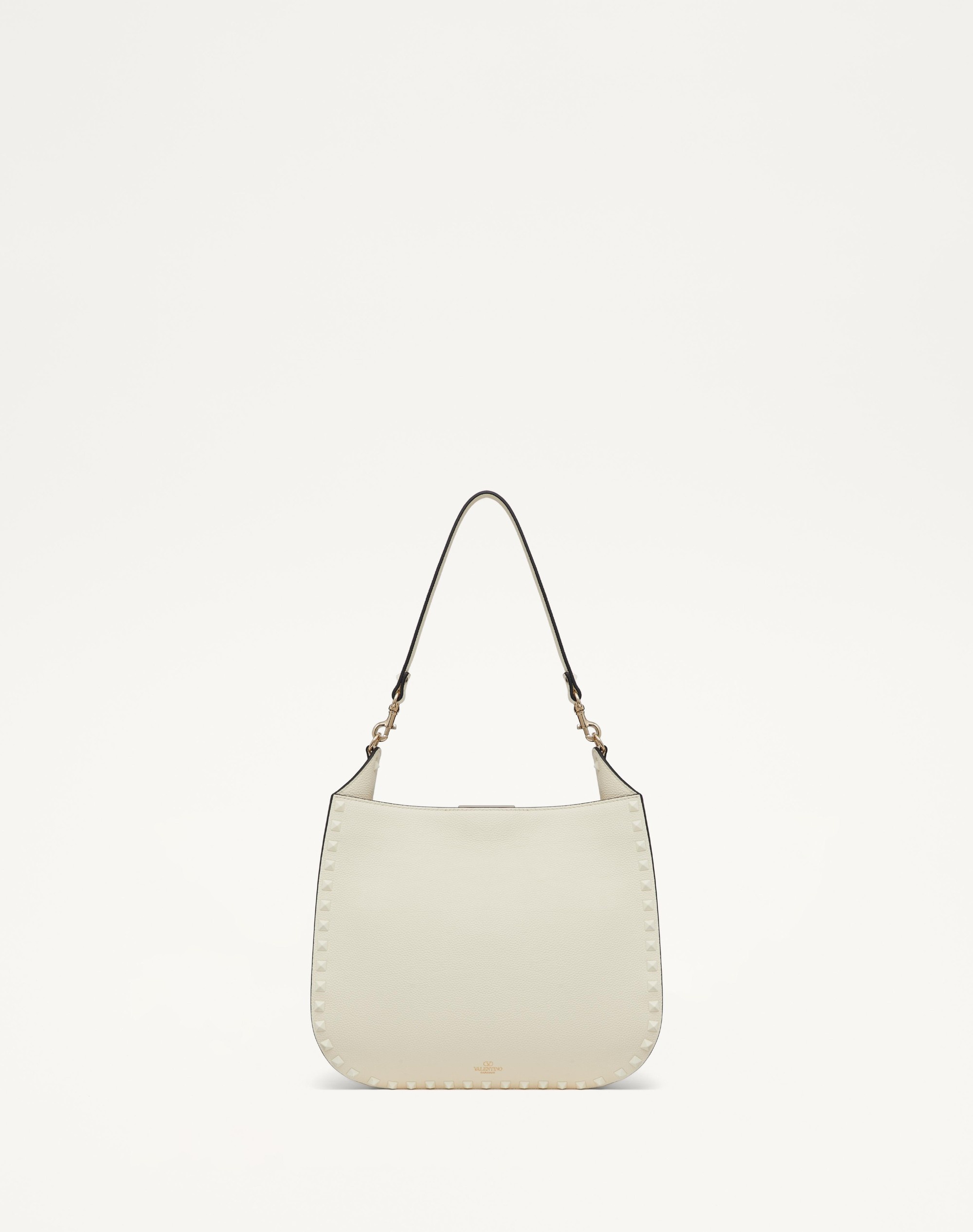ROCKSTUD GRAINY CALFSKIN HOBO BAG - 3