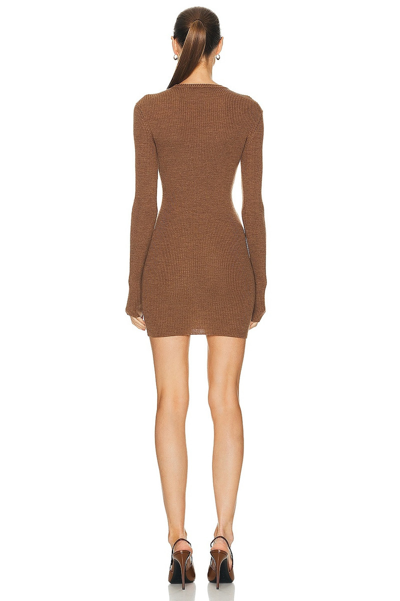WARDROBE.NYC Long Sleeve Mini Dress outlook