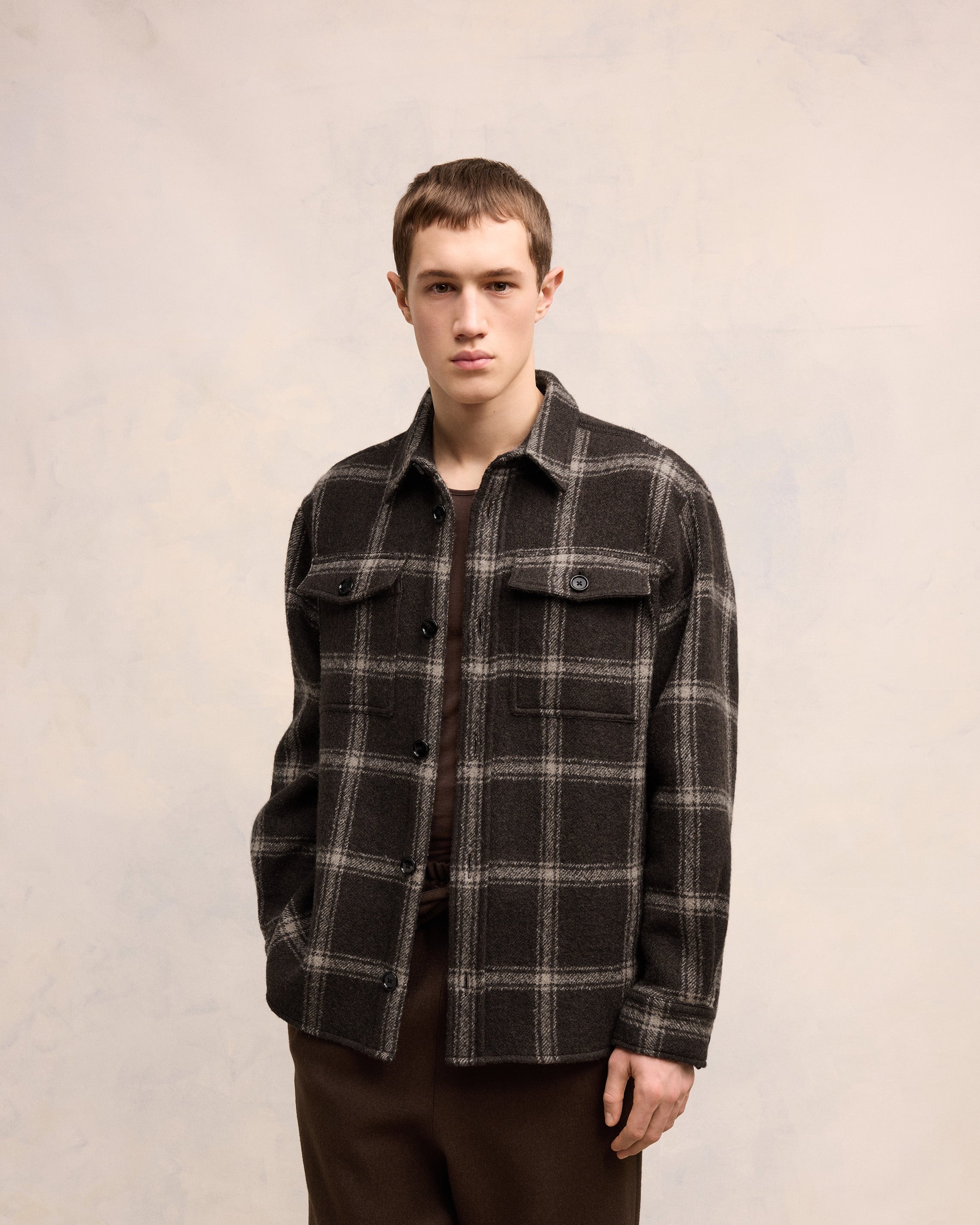 【関税込み】AMI PARIS OVERSHIRT WITH CHEST POCKET AMI Paris Overshirt With Chest Pocket | REVERSIBLE