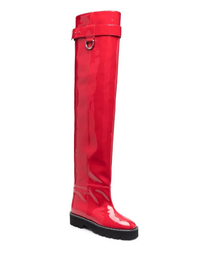 MSGM knee-length boots outlook