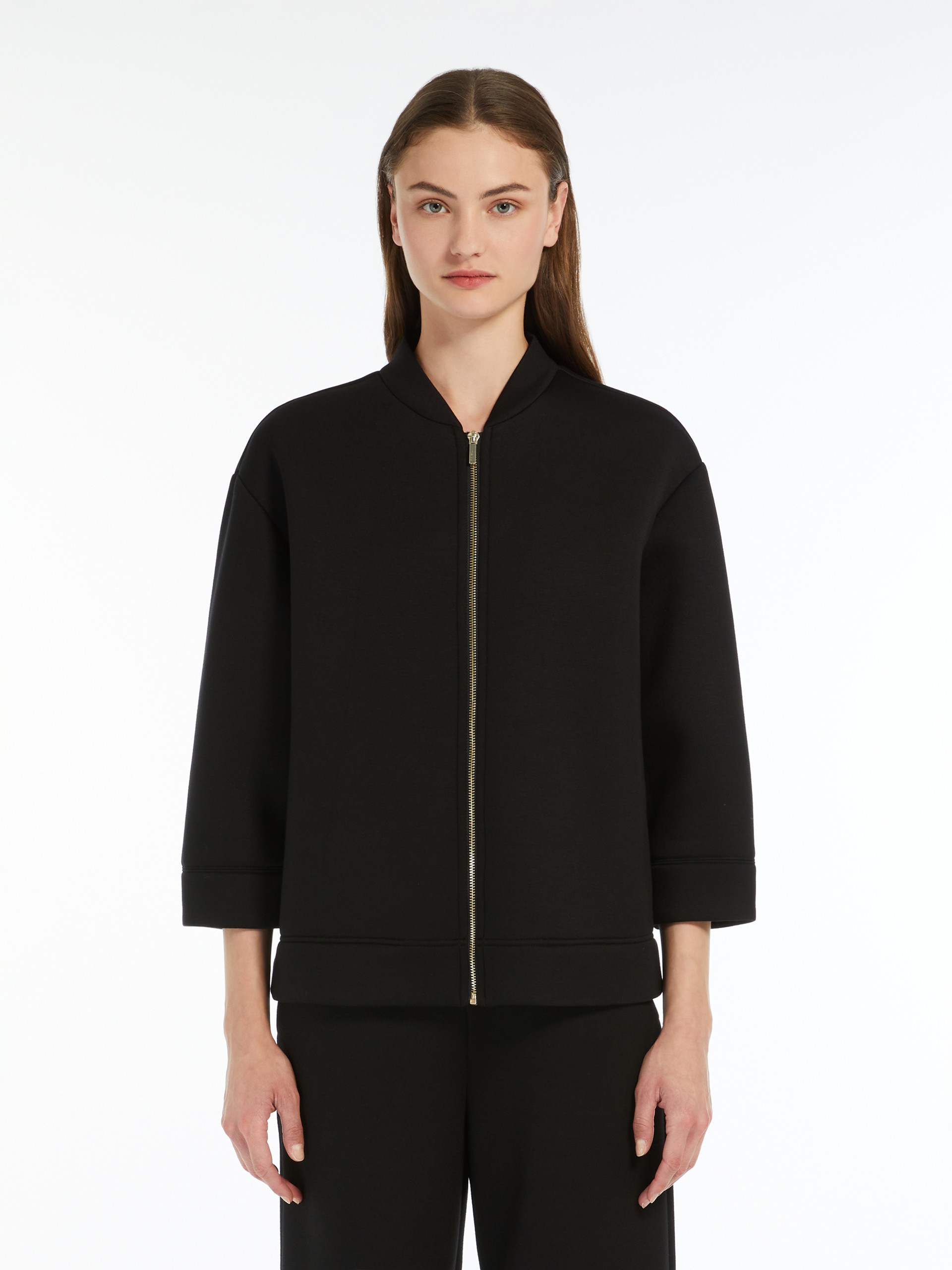 GHIANDA Bomber jacket in scuba jersey - 3