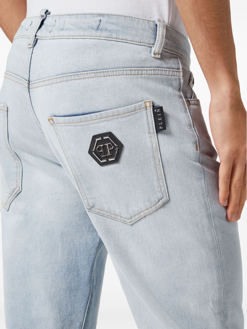 mid-rise cropped jeans - 4