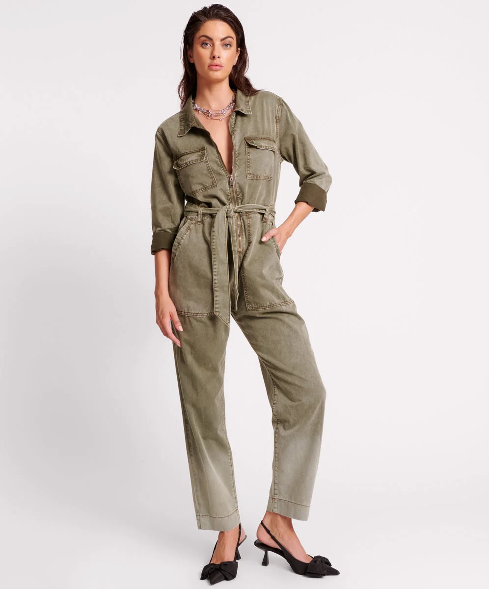 OLD KHAKI CLAUDIA OVERALLS - 1
