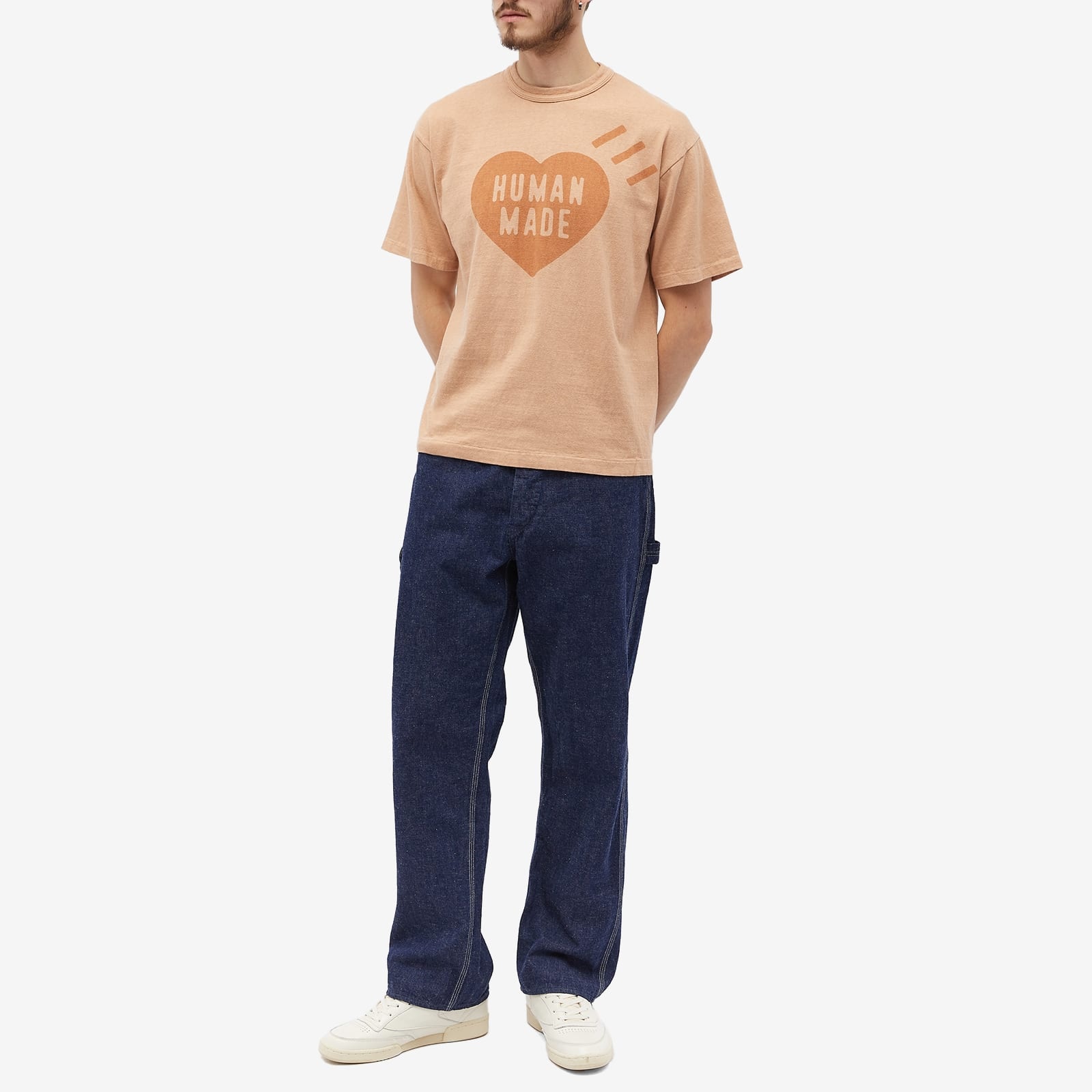 Human Made Plant Dyed T-Shirt #3 Beige | REVERSIBLE
