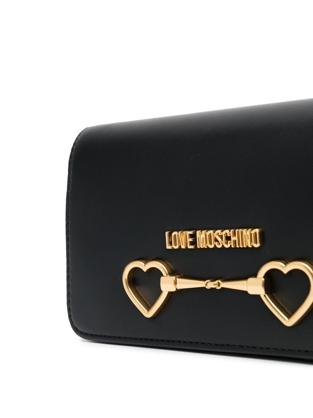 logo-plaque clutch bag - 4