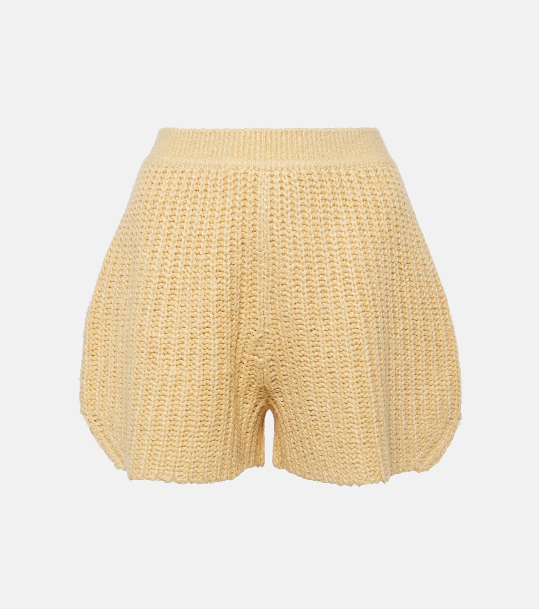 Silk-blend shorts - 1