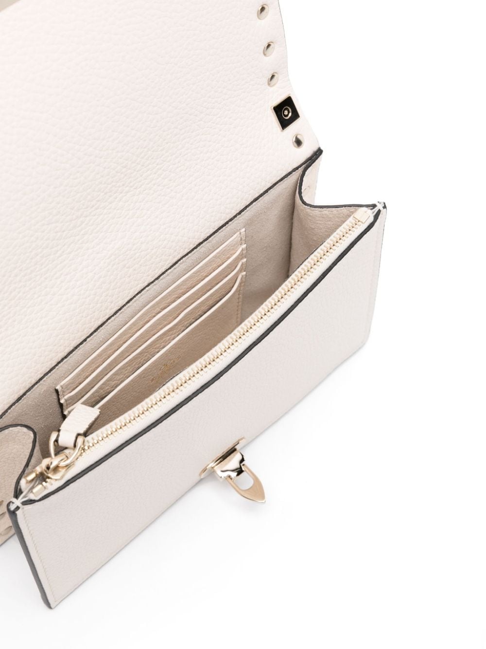 Rockstud leather crossbody bag - 5