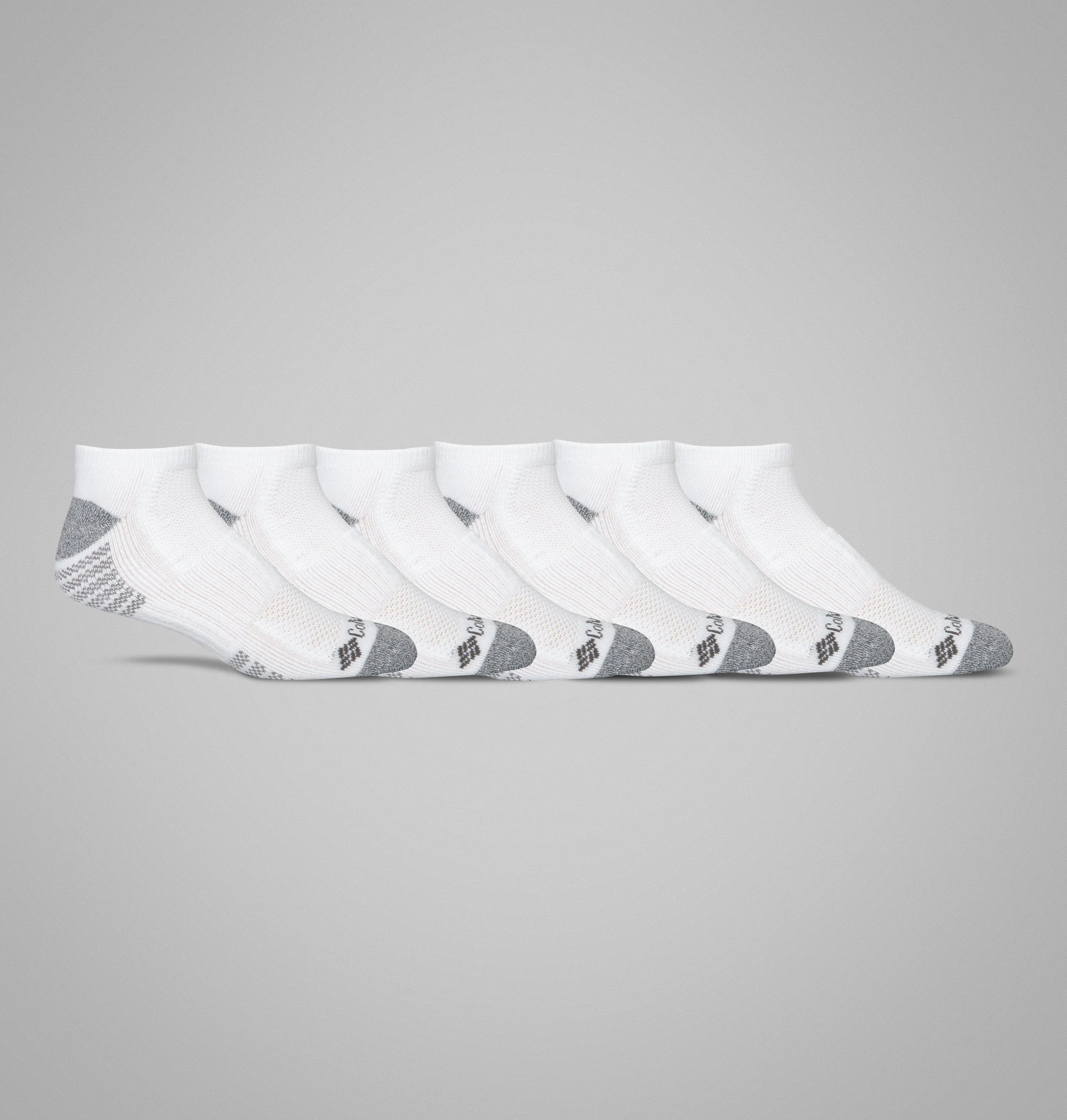 Men's No-Show With Pique Footbed Socks - 6 Pack - 1