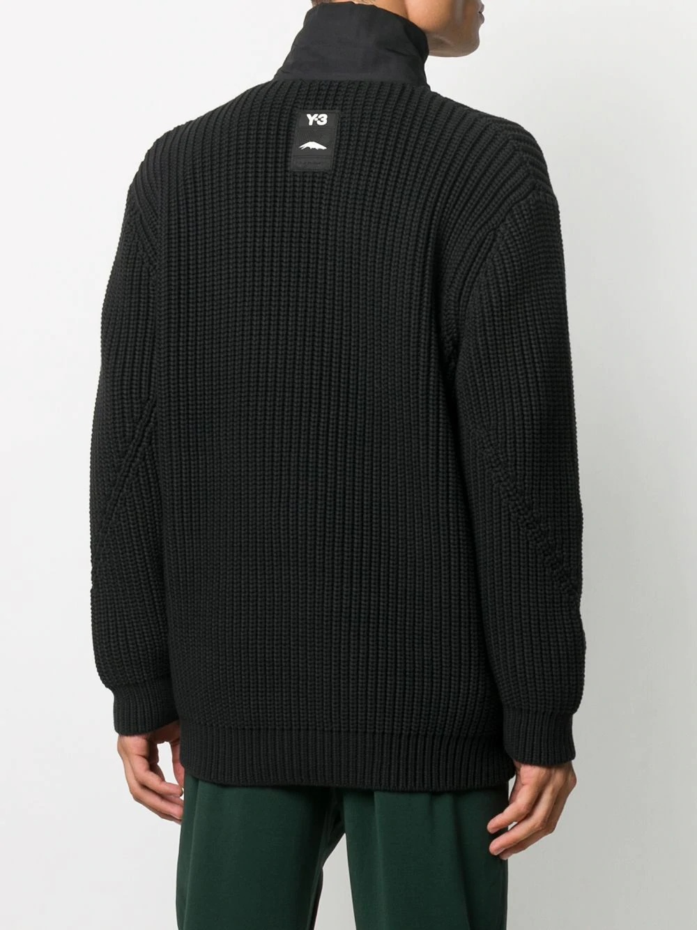 half-zip knitted jumper - 4