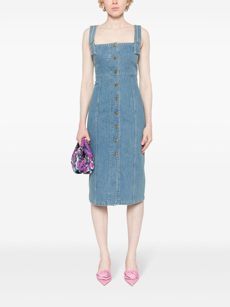 PATOU denim midi dress outlook