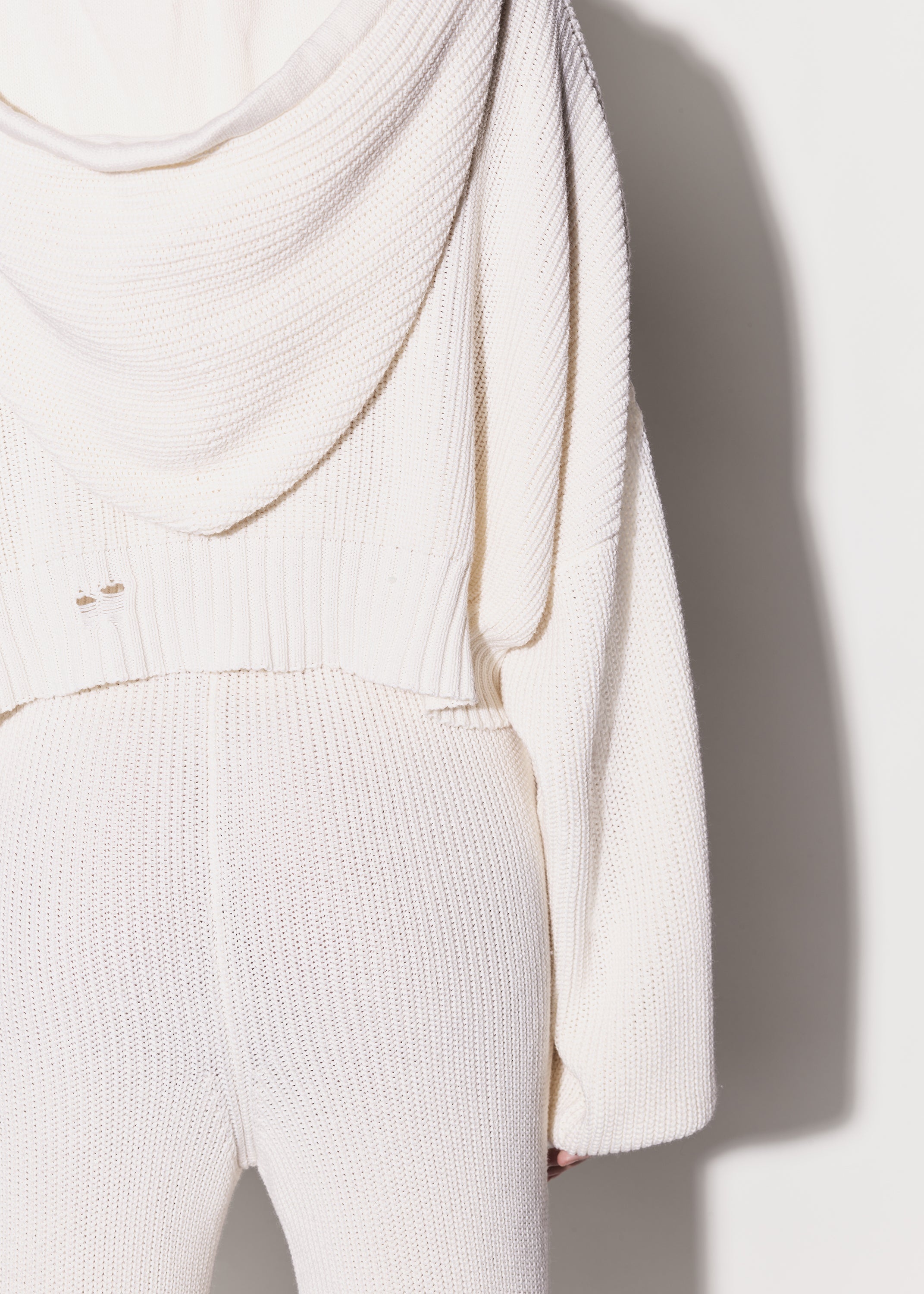 OVERSIZED RIB HOODIE - 8