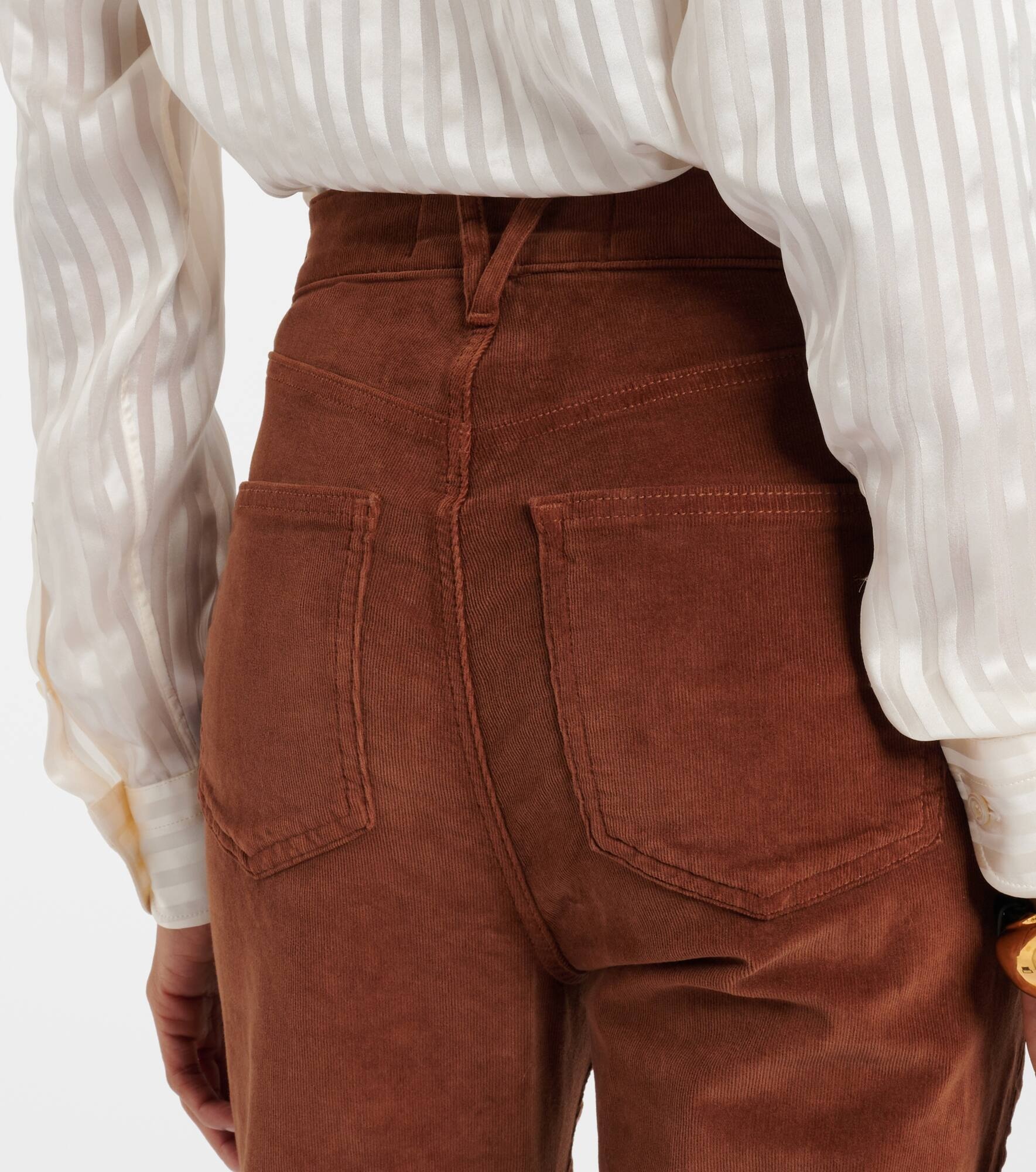 Cameron cotton corduroy flared pants - 5