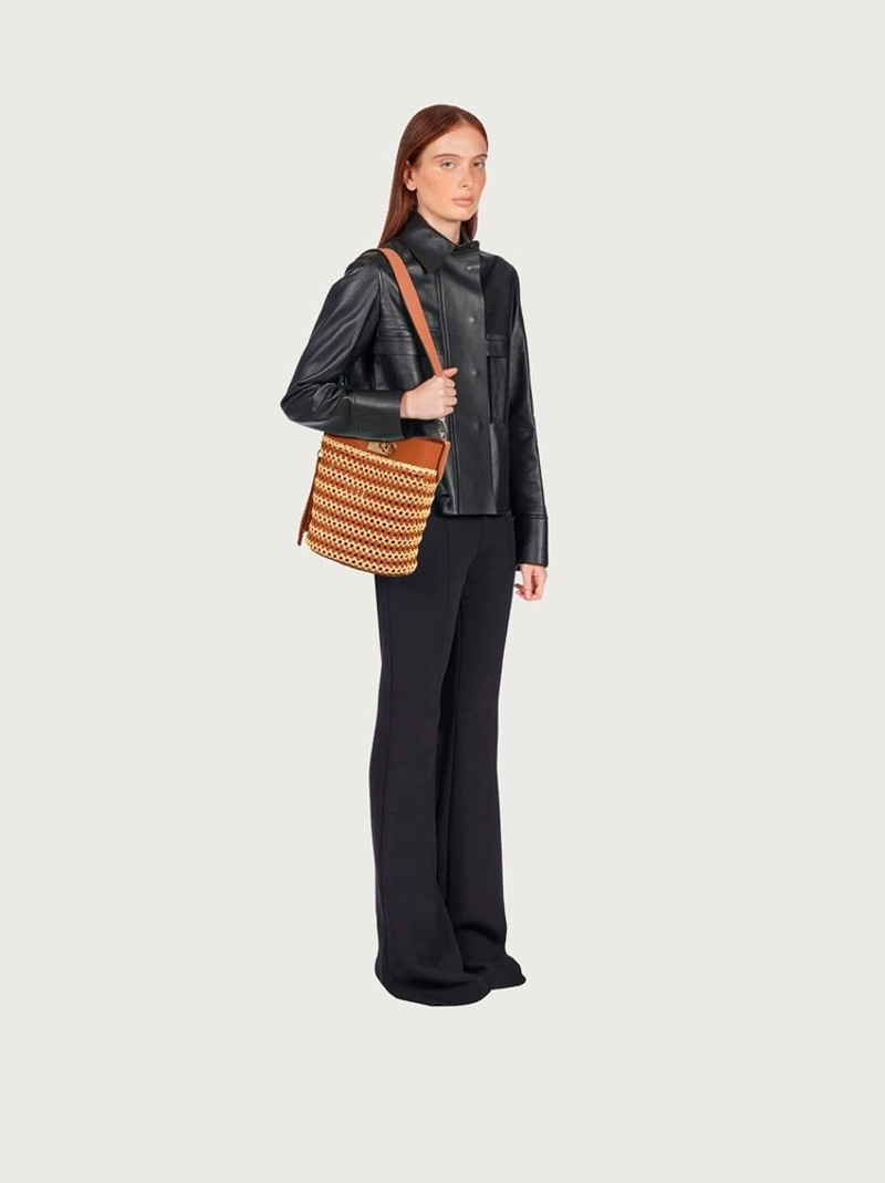 FERRAGAMO FERRAGAMO STUDIO BUCKET BAG outlook