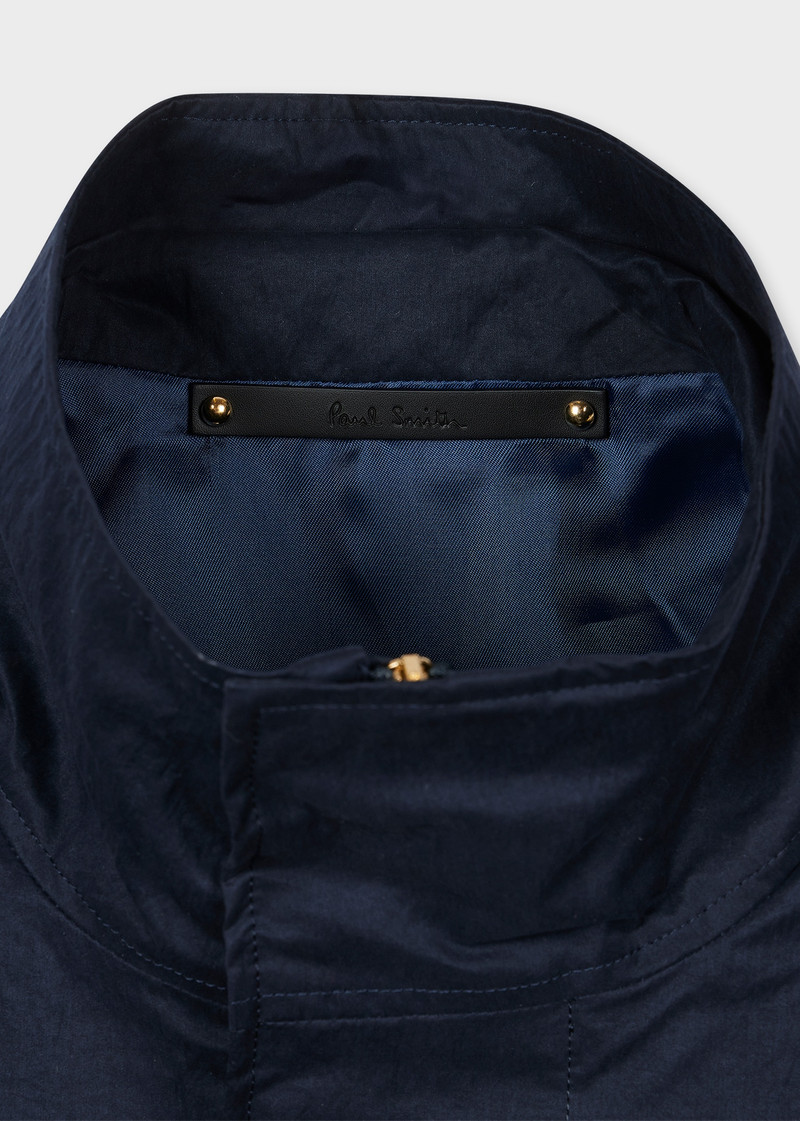 Paul Smith Navy Nylon-Blend Water Resistant Field Jacket outlook