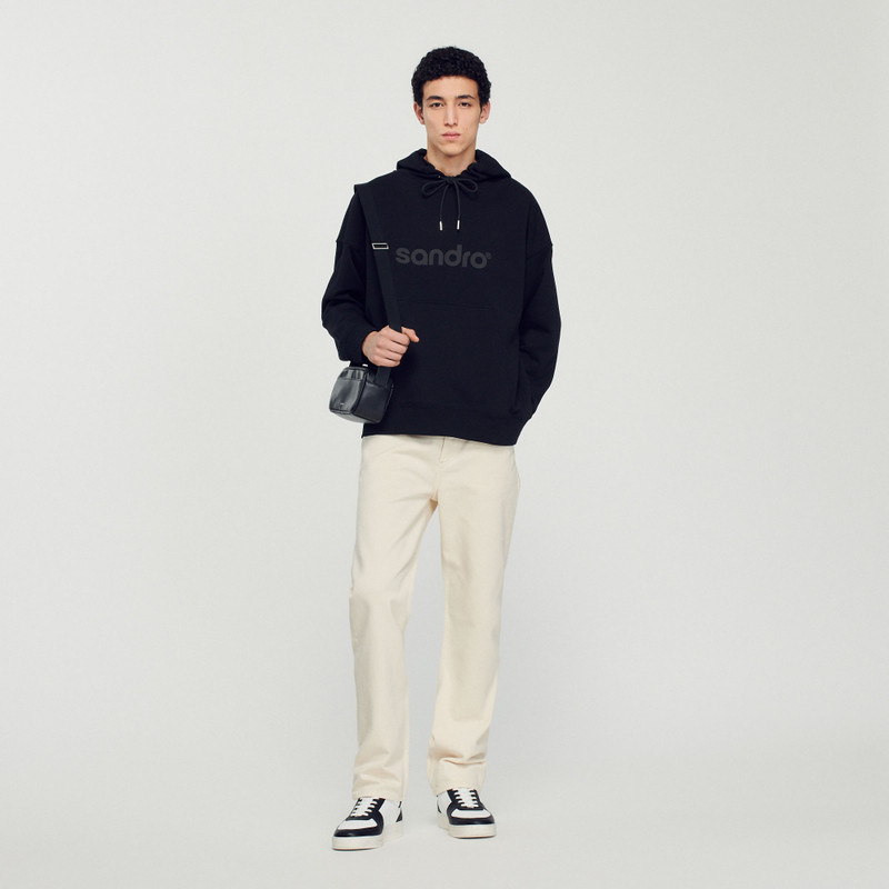 Sandro Oversized logo hoodie outlook