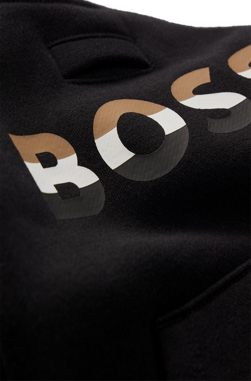 DOG HOODIE WITH ICONIC STRIPE LOGO 4