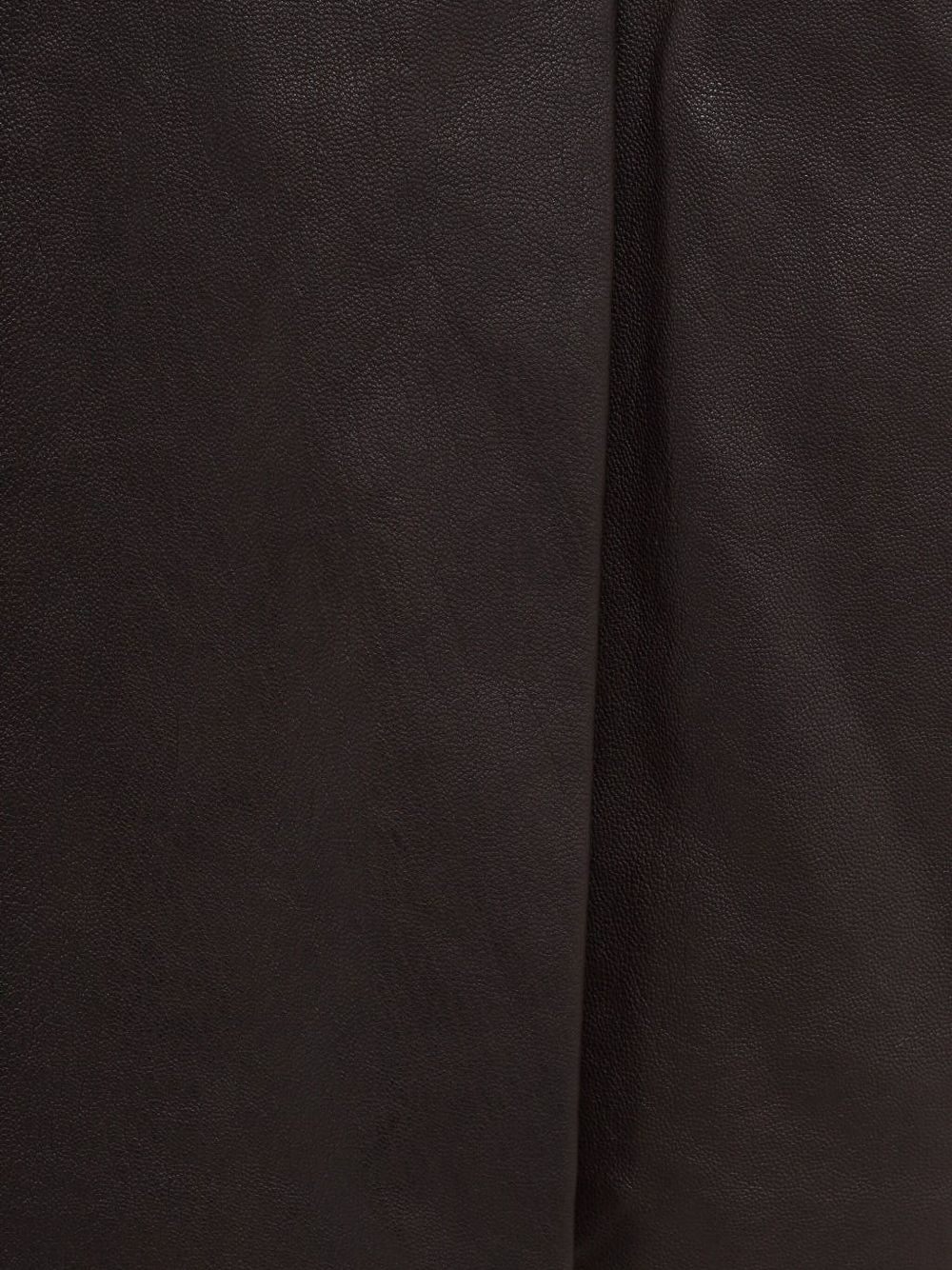 leather mini skirt - 3