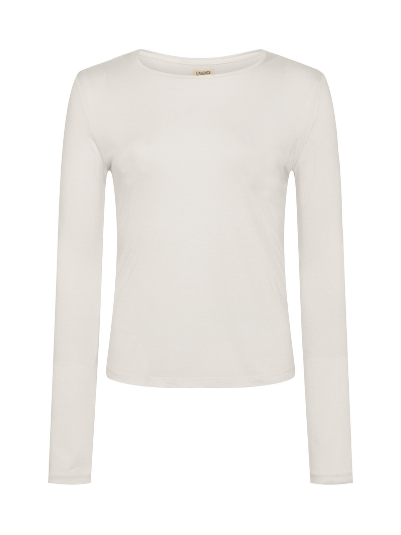 Ayla Cashmere Jersey Tee - 1