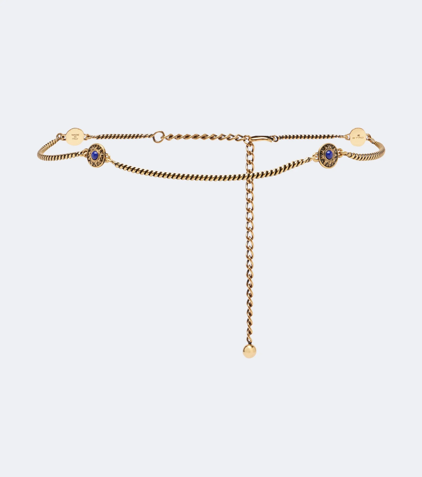 Embellished chain belt - 1