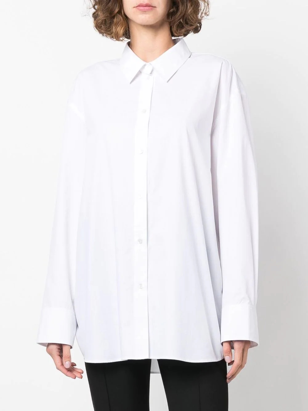 embroidered logo shirt - 3