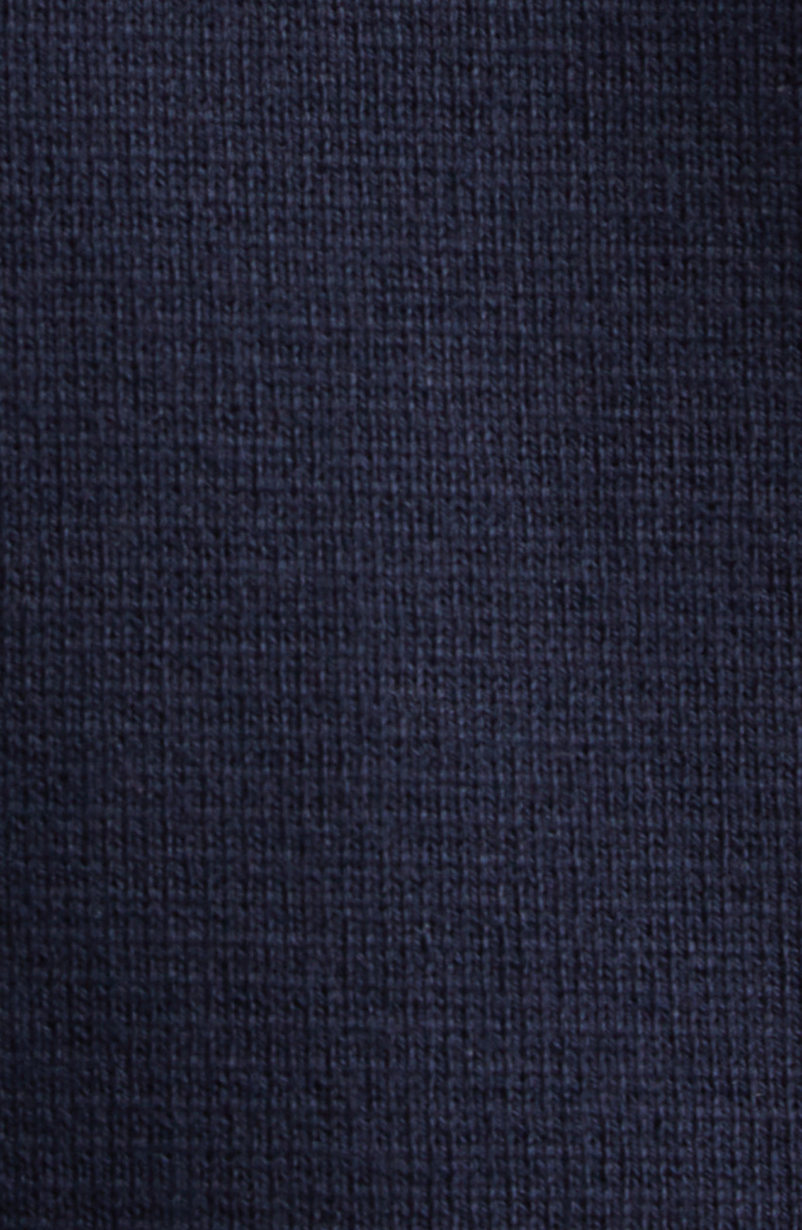 Thom Browne 4-Bar Contrast Trim Cotton Cardigan in Navy at Nordstrom - 7